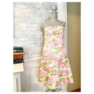 B SMART FLORAL COTTON DRESS (0927)